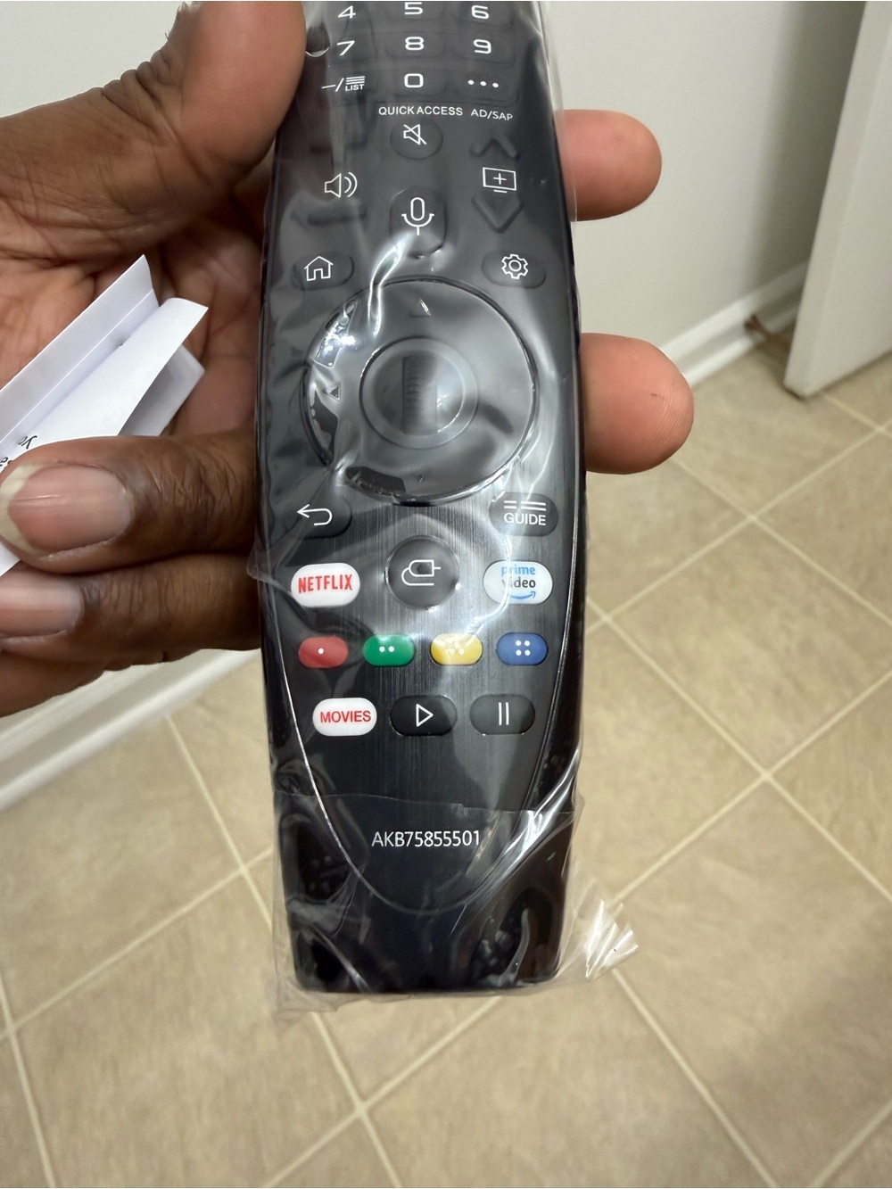 LG Smart Tv Models 📺 PICTURES ⬆️….Black TV Remote Control with Netflix & Prime